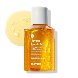 image:imageBLITHE Patting Splash Mask Soothing amp Healing Green Tea  Lactic Acid Face Exfoliator Wash for Sensitive Skin Vegan K Beauty Oil Controlling amp Pore Clarifying 23 Fl OzEnergy Yellow Citrus  Honey